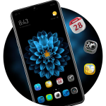 Download Blooming Blue flowers Dark theme Exquisite paint 2.0.50 Free Download APK,APP2019 Apk