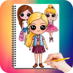 Download Drawing Cute Chibi Girls 1.12 Free Download APK,APP2019 Apk