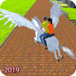 Download Flying Horse Taxi Driving: Unicorn Cab Driver 1 Free Download APK,APP2019