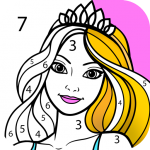 Download Princess Color by Number – Princess Coloring Book 1.0.11 APK For Android 2019 Apk