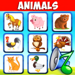 Download Animal sounds for babies. Learning animals free 4.8 APK For Android Apk