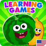 Download FunnyFood Kindergarten learning games for toddlers 2.0.1.2 APK For Android Apk