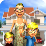 Download Virtual Super Granny Happy Family: Grand Mother 3D 1.0 APK For Android Apk