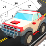 Cars No Poly Art - Polygon Puzzle By Number 3.0 APK For Android