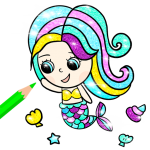 Download Little Mermaid coloring book 1.0.5 APK For Android Apk