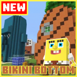 Download Bikini Bottom Maps and Sponge Mod for Minecraft PE 2.2 APK For Android