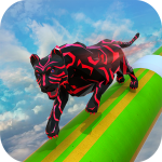 Download Cougar Sim 3D: Mega Ramp Parkour Run 1.1 APK For Android Apk