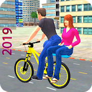 BMX Bicycle Taxi Driver 2019: Cab Sim 1.0 Apk