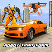 Drone Robot Car Transform Robot Transforming games 2 Apk