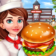 High School Café Girl: Burger Serving Cooking Game 2.3 Apk