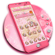 Pink Gold Diamond Live Theme 1.1.14 Apk