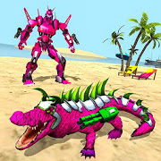 Real Robot Crocodile Simulator- Robot transform 1.0.6 Apk