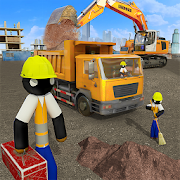 Stickman City Construction Excavator 1.4 Apk