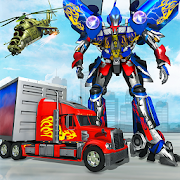 US Police Robot Transform Truck 1.4 Apk