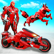 Wild Fox Transform Bike Robot Shooting: Robot Game 5 Apk