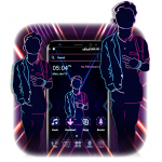 Download Neon Man Launcher Theme 1.0.1 APK For Android Apk