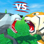 🐺 Wolf vs 🐯 Tiger Simulator: Wild Family Animals 1.8 APK For Android