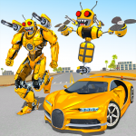 Download Bee Robot Car Transformation Game: Robot Car Games 1.3 APK For Android Apk