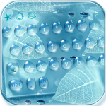 Download Blue Waterdrop Keyboard Theme 10002000 APK For Android Apk