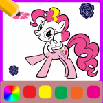 Download Coloring Pony Pink Princess 1.0.3 APK For Android Apk