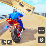 Download Police Bike Stunt Racing: Mega Ramp Stunts Games 1.0.2 APK For Android