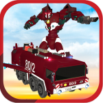 Download Real Robot fire fighter Truck: Rescue Robot Truck 1.6 APK For Android