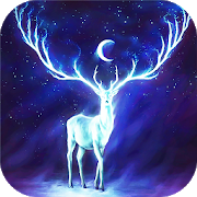 Download Night Bringer : Magic glowing deer live wallpaper 3.1.1 Apk for android Apk