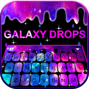 Download Falling Galaxy Droplets Keyboard Theme 1.0 Apk for android Apk