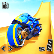 Download Police Robot Bike Stunt : Mega Ramp Bike Game 2021 1.43 Apk for android