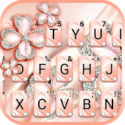 Download Coral Luxury Clover Keyboard Theme 1.0 Apk for android Apk