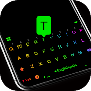 Download Led Neon Black Keyboard Theme 1.0 Apk for android Apk