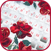 Download Marble Red Rose Keyboard Theme 1.0 Apk for android Apk