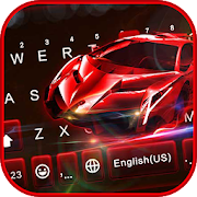 Download Red Racing Sports Car Keyboard Theme 1.0 Apk for android Apk