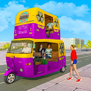 Download Tuk Tuk Auto Rickshaw Driving: Free Driving Games 1.9 Apk for android