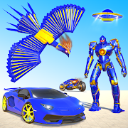 Download Flying Police Phoenix Robot Game 1.3 Apk for android