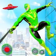 Download Frog Ninja Rope Hero Robot: Gangster Crime City 7.0.0 Apk for android