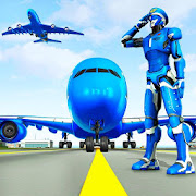 Download Robot Pilot Airplane Games 3D 1.8 Apk for android