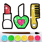 Download Glitter Beauty Accessories Coloring and drawing 9.1 Apk for android