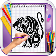 Download Learn to Draw Animal Tattoos 1.0.6 Apk for android