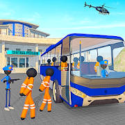 Download Transport Stickman Prisoner Bus Driving 1.11 Apk for android