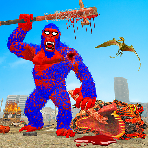 Download Dino & Gorilla City Rampage 2.0 Apk for android