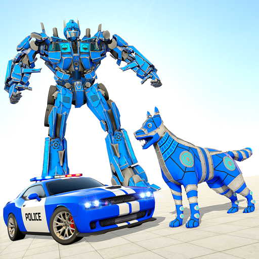 Download Police Dog Robot Car Game 0.5 Apk for android