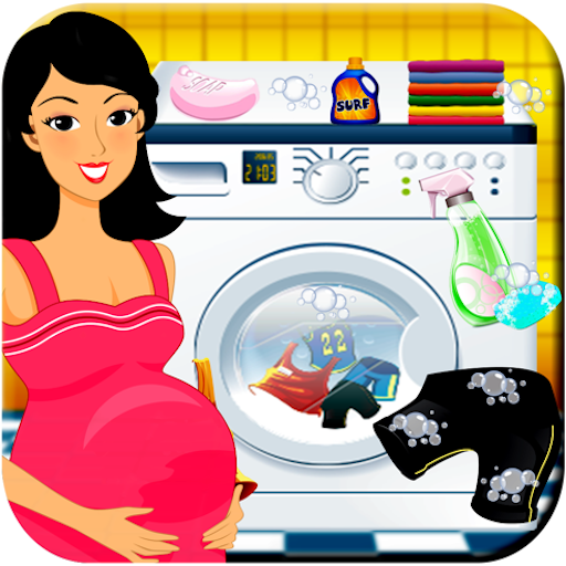 Download Pregnant Mommy Laundry - Clothes Washing Games 167.1 Apk for android