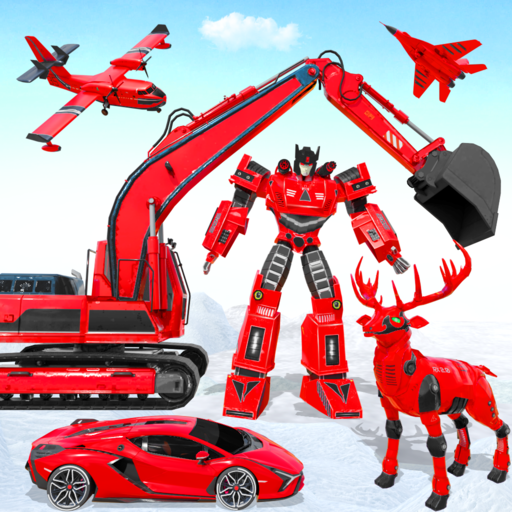 Download Snow Excavator Robot Car Games 63 Apk for android