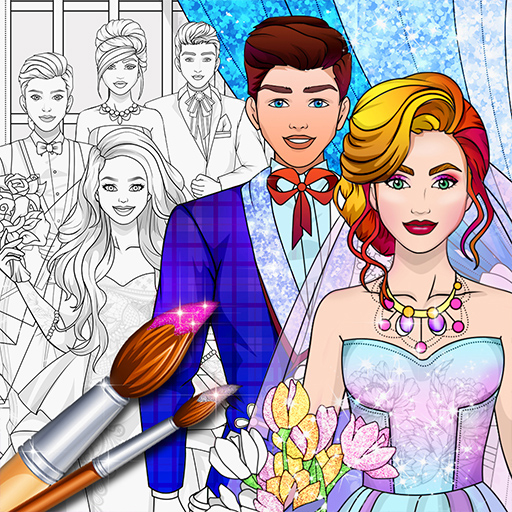 Download Wedding Coloring Dress Up Game 1.8 Apk for android