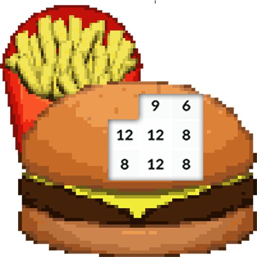 Coloring Food by Number: Food Pixel Art 2