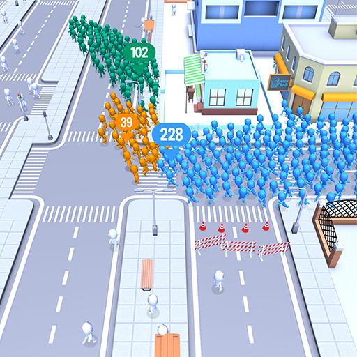 Download Crowd Rush - City of Town 0.4 Apk for android