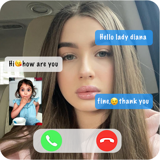 Download lady diana Prank Video Call 1.0 Apk for android Apk