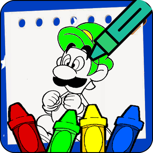 Download Maria and Luigii coloring book 6.0 Apk for android