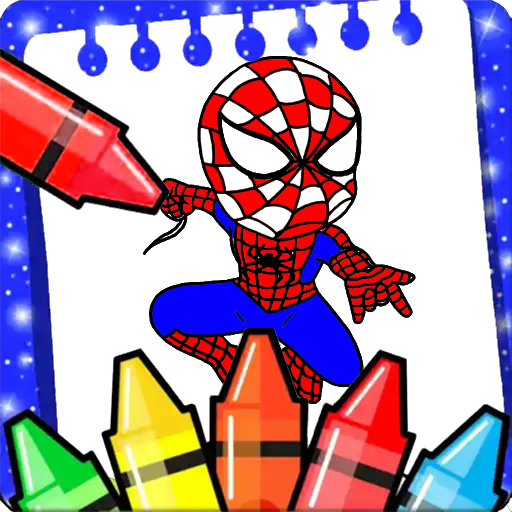 Download spider adventures coloring super heroes woman's 4.0 Apk for android